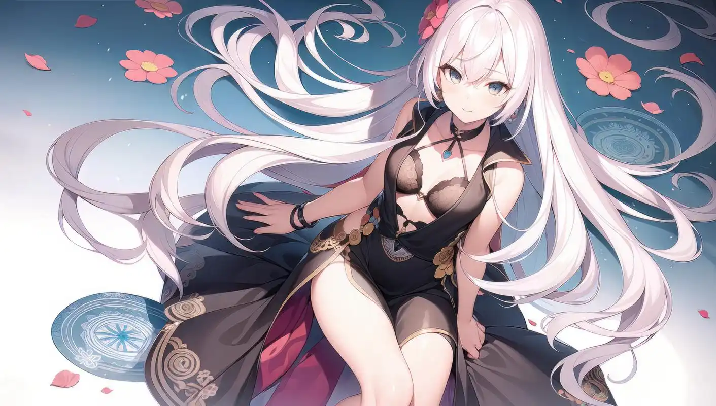 绝美原创二次元超清壁纸#ai美图社# #ai绘图社# #ai手机壁纸