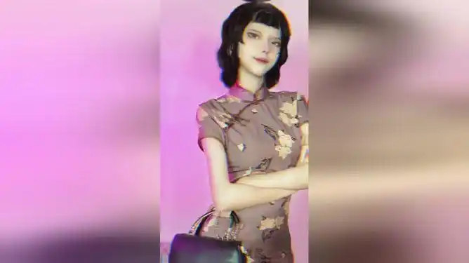 哪吒重生cos三姐三姐变装