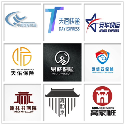 原创制作logo设计快递保险房产中介班徽标志设计商标公司图标字体
