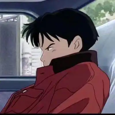 卡通男生帅气头像这般模样