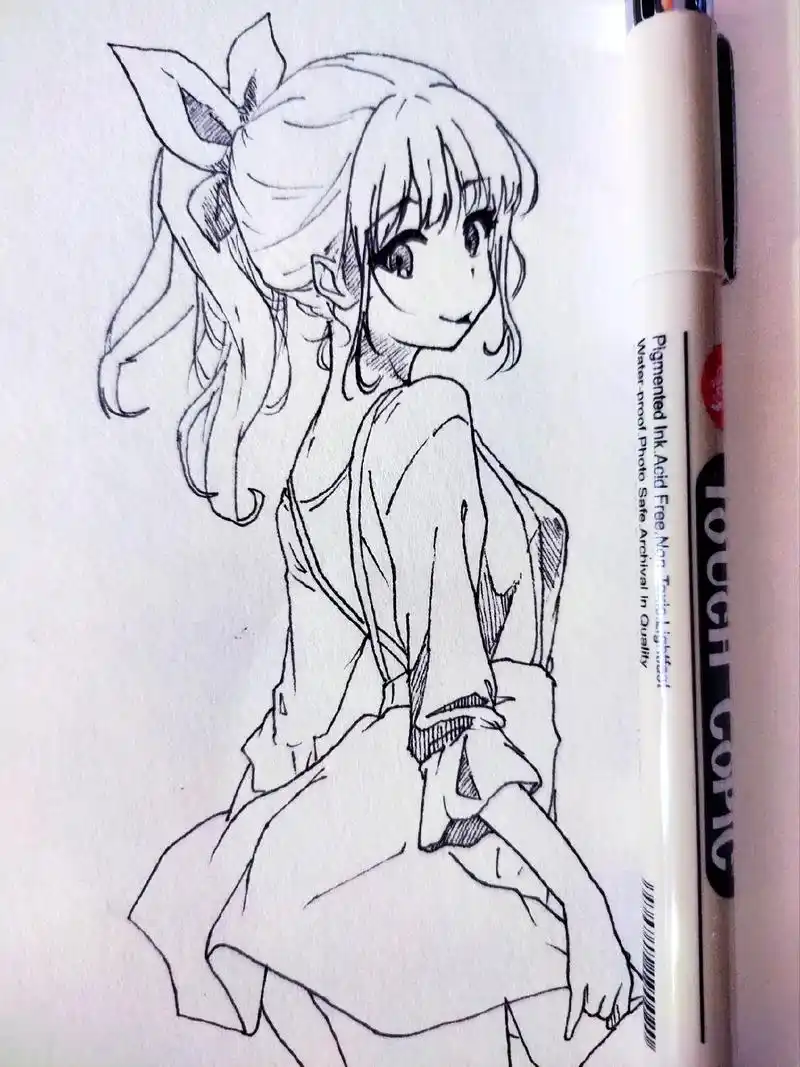 手绘 #绘画过程 #动漫人物绘画  - 抖音