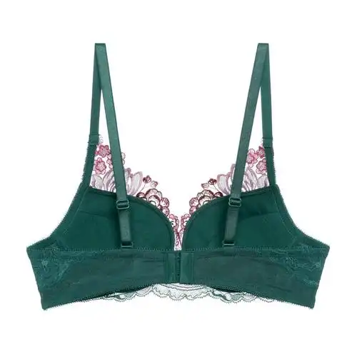 laclover兰卡文花开倾城系列立体花朵刺绣44中厚杯文胸lc11gd1