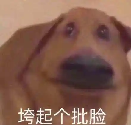 跨起个批脸搞笑表情包聊天图片表情