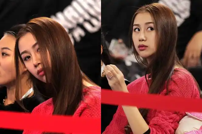 孙悦娇妻陈露现场观战