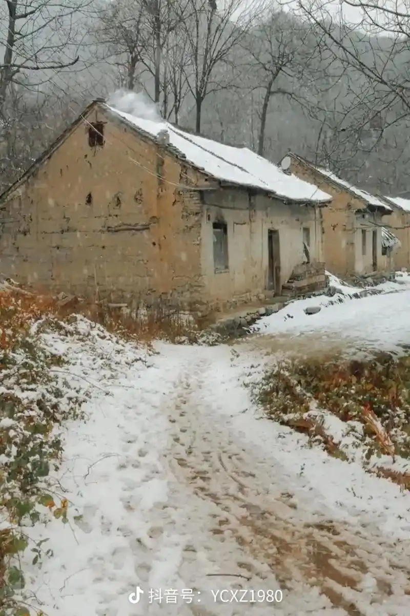 农村雪景 80后的回忆 - 抖音