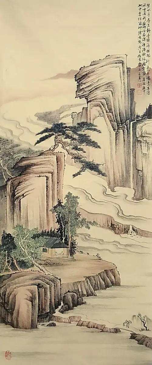 兴趣 潘文良作品微展 写美篇 五律 寄得清高趣 何妨独乐居 闲吟山水阔