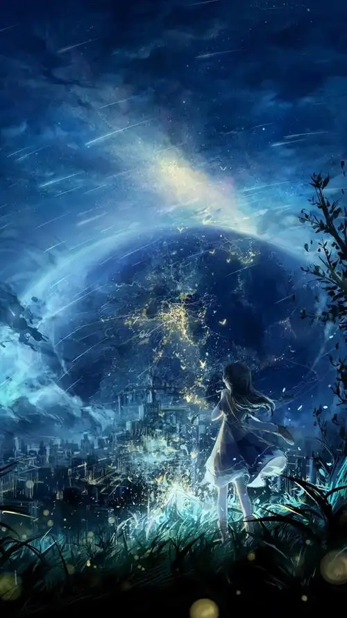 插画,风景,人物,森系,手绘,水彩,涂鸦,星空,唯美,意境,背景