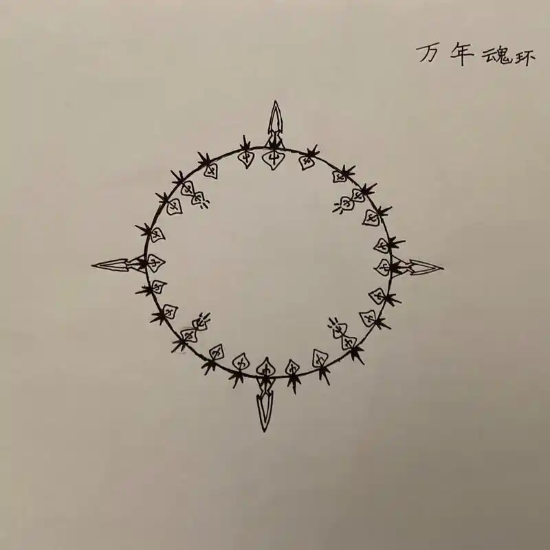 我自己画的魂环