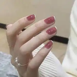 2021年新款网红流行色指甲油胶夏天果冻奶白色乳白持久光疗美甲胶