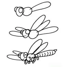 怎么画蜻蜓蜻蜓简笔画怎么画蜻蜓怎么画简笔画图片简单的蜻蜓画法步骤