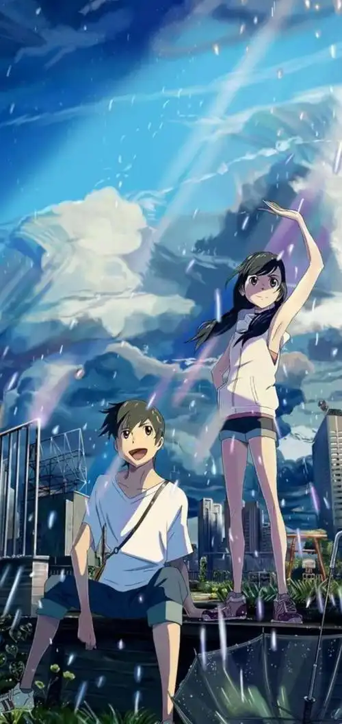 天气之子动漫全面屏壁纸