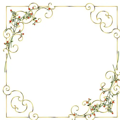 欧美风相框边框素材图片