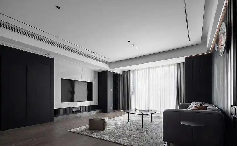 现代黑白灰|空间|家装设计|1992效果图璇小小 - 原创作品 - 站酷