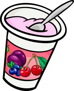 喝奶卡通酸奶剪辑艺术卡通插图照片