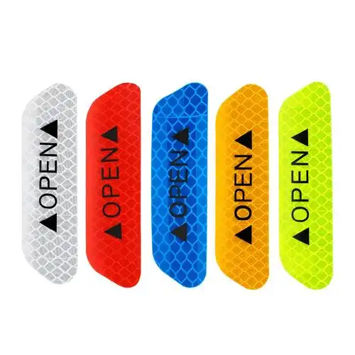 car door anti-collision warning reflective stickers for nissan