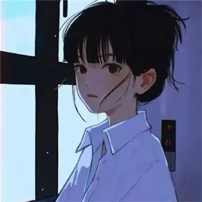 韩版动漫高冷御姐女生头像图片大全 清新淡雅忧伤微信韩漫女头_动漫