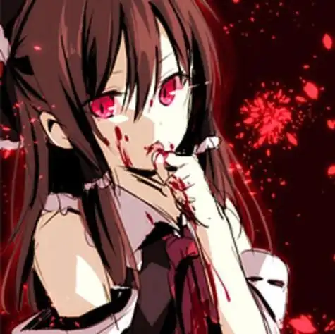 有血的头像女动漫