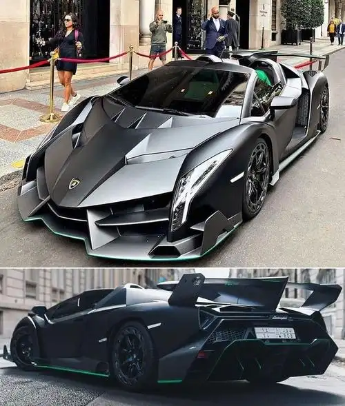 兰博基尼毒药限量版米国曼哈顿街抓拍到毒药限量版全球仅9台