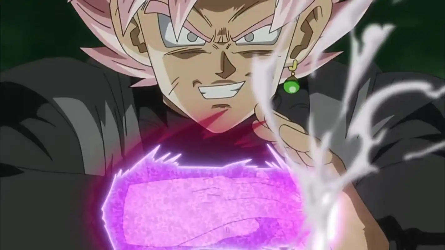 龙珠超 :黑悟空变身为超级赛亚人桃红,特兰克斯被狂扁 !