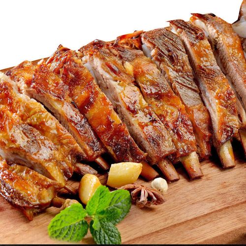 食怀烤羊排内蒙特产即食手撕烤羊肉草原新鲜熟食真空包装 烤羊排750gg