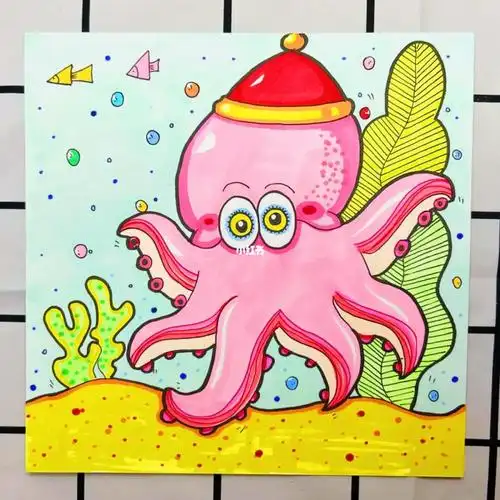 简笔画–章鱼大哥