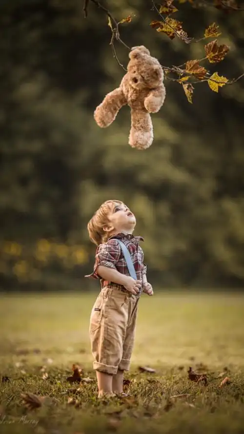 微博壁纸集-萌娃系列手机壁纸