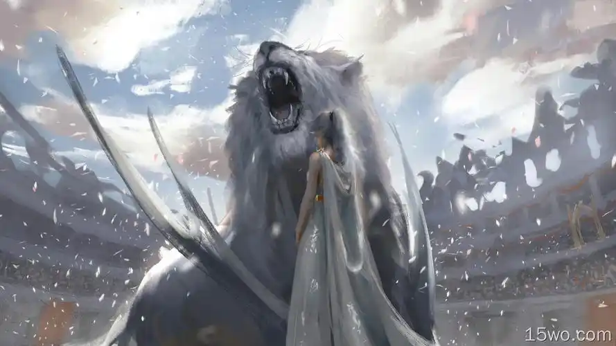 鬼刀海琴烟冰公主狮子角斗场鬼刀4k壁纸