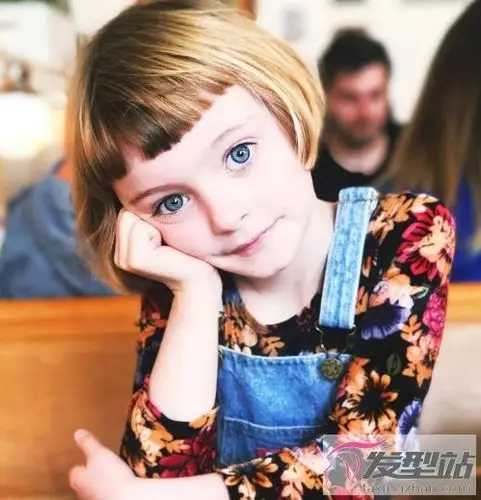 小女孩波波头短发发型太软萌太好看时尚又百搭