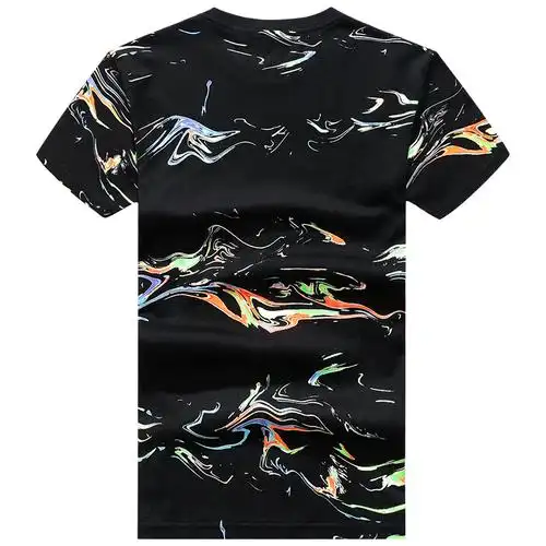 马克华菲短袖t恤男2022夏季新款潮牌潮流个性小众设计感涂鸦半袖