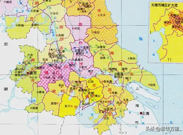 泰州市的区划调整,江苏省的第9大城市,为何有6个区县?