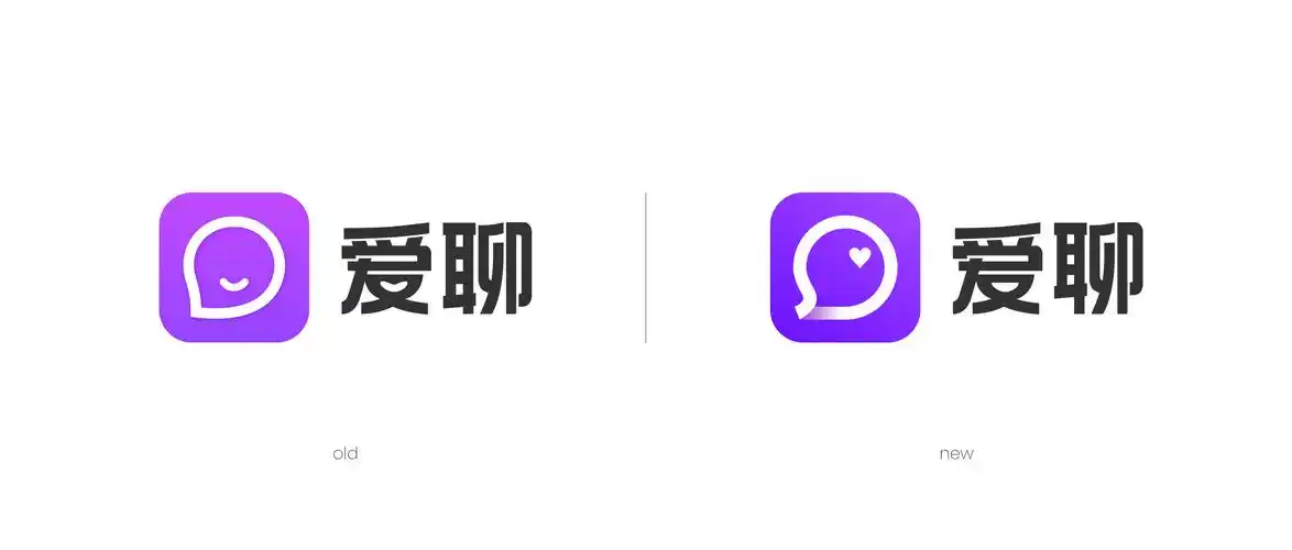 陌生社交app"爱聊"品牌视觉系统升级 | 3721设计