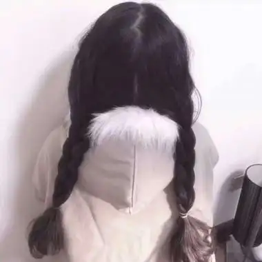 可爱两个小辫子发型图片_qq女生头像_找个性网