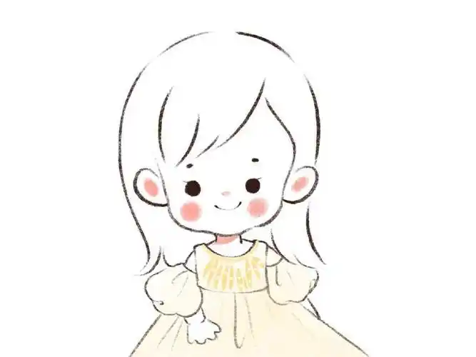 萌萌哒的小女孩简笔画头像可爱小女孩萌萌哒头像简笔画80 小女孩的简