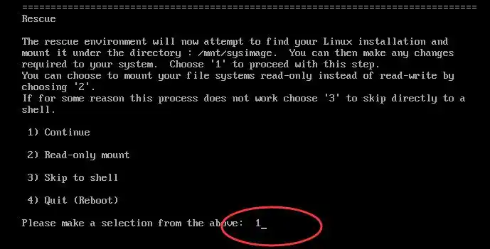 centos74使用recuse模式恢复虚机mbr分区表