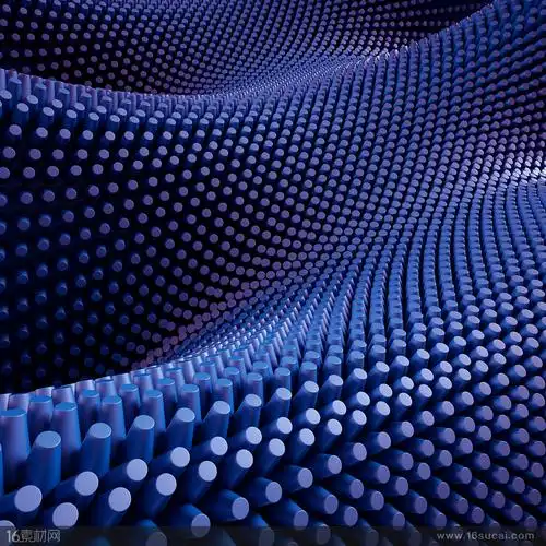 三维立体柱形起伏背景高清图片 - 素材中国16素材网