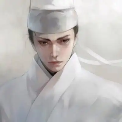 动漫古风白衣头像