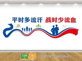 时尚个性校园体育健身房体育馆文化墙设计图片_展板_编号10518841_红