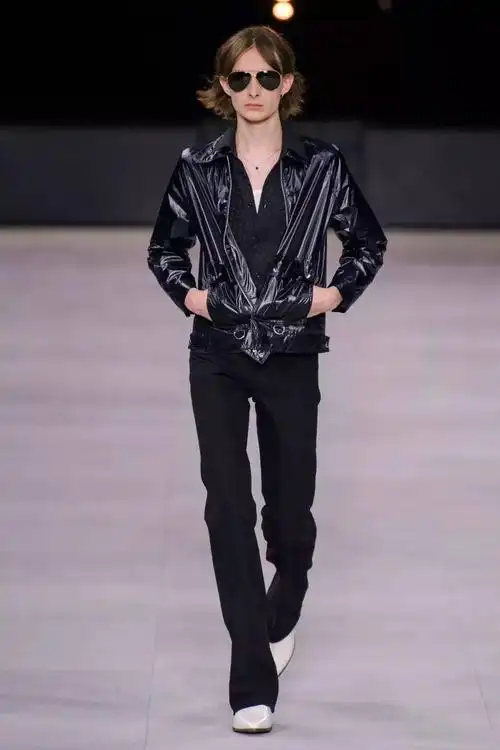 celine 2020春夏男装|70年代的消瘦雅痞摇滚青年_slimane