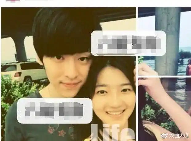 邓伦亲密贴脸白卉子