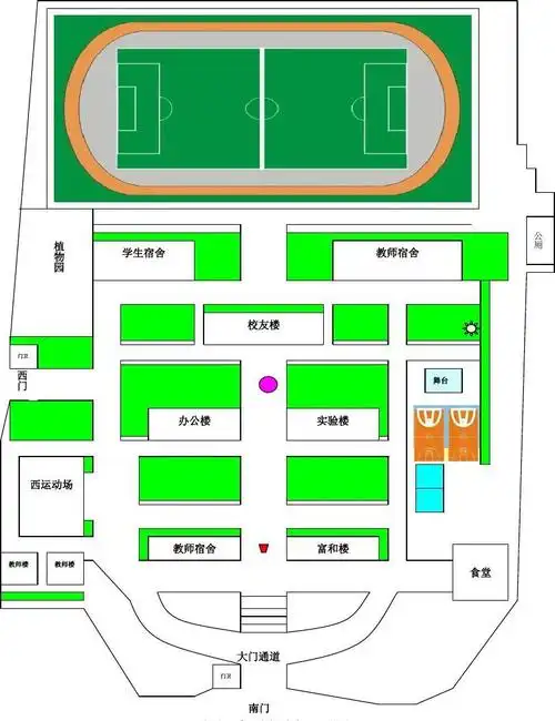 学校情况简介及平面图