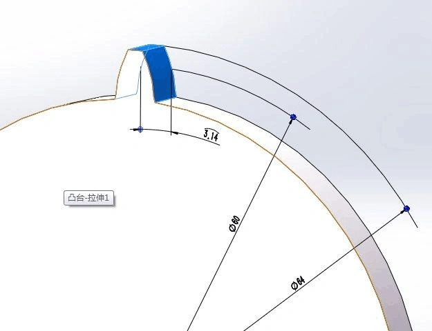 画渐开线花键的方法