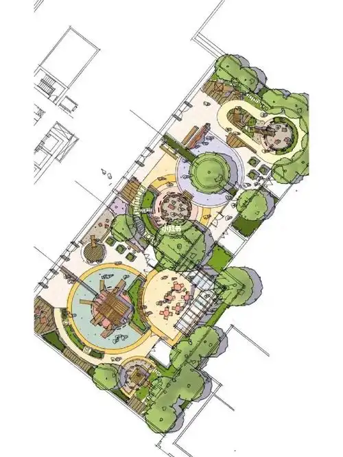 景观布局之圆形布局法9797在景观场地中有不同的方式去规划和设计