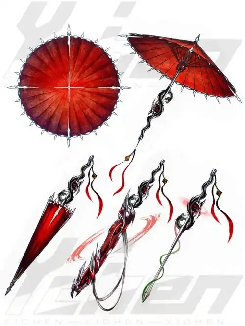 客单古风武器沛伞骨铃