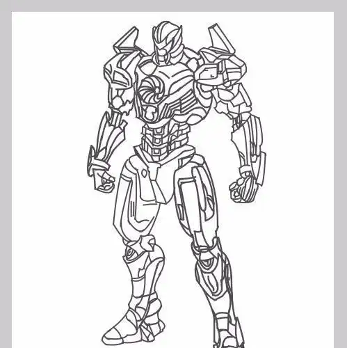 环太平洋2机甲怎么画