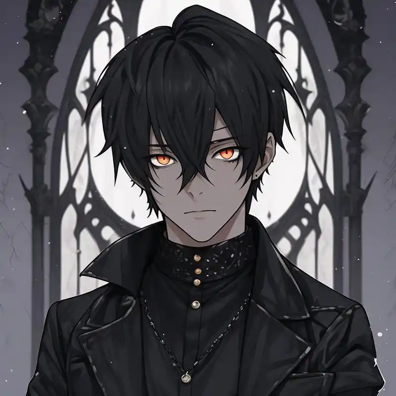 黑暗系压抑绝望男生动漫头像94