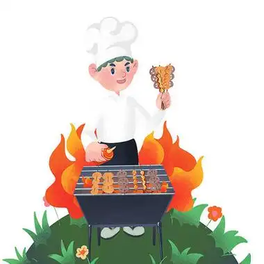 烧烤的人