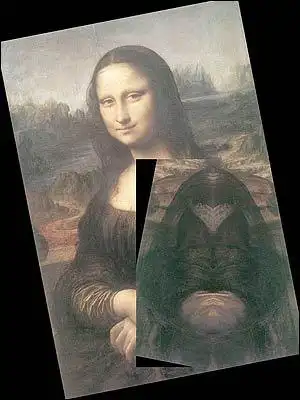 达芬奇名画《蒙娜丽莎》发现奇异图像(组图)