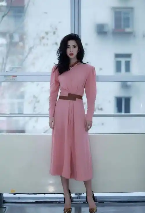 原创朱珠不愧是全球最美面孔穿红色亮片礼服走红毯哪像37岁的