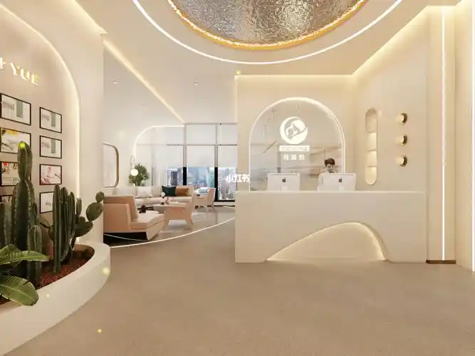 八款自带流量美容院前台背景墙干货分享