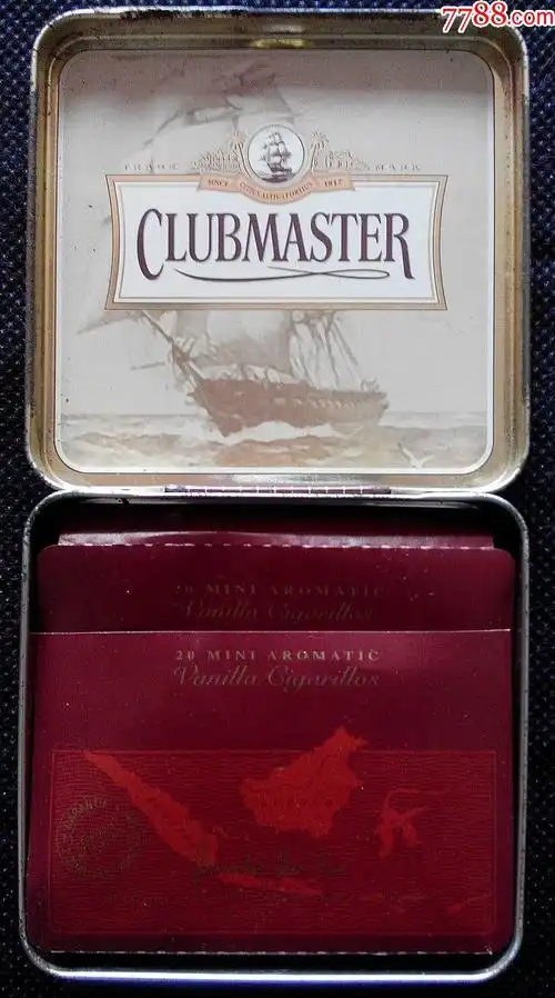 德国clubmaster迷你小雪茄铁盒还有几根